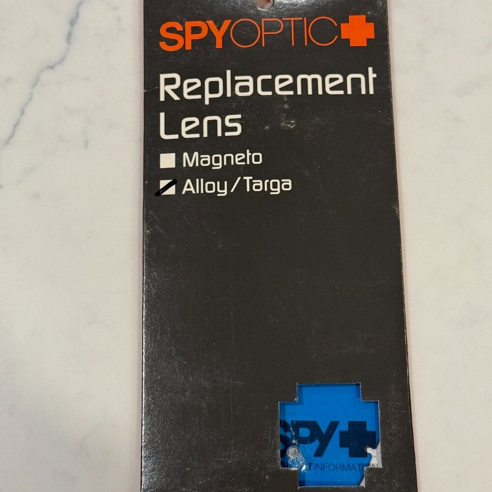 SPY Optic Alloy Blue Replacement Goggle Lens w/ Frame Posts